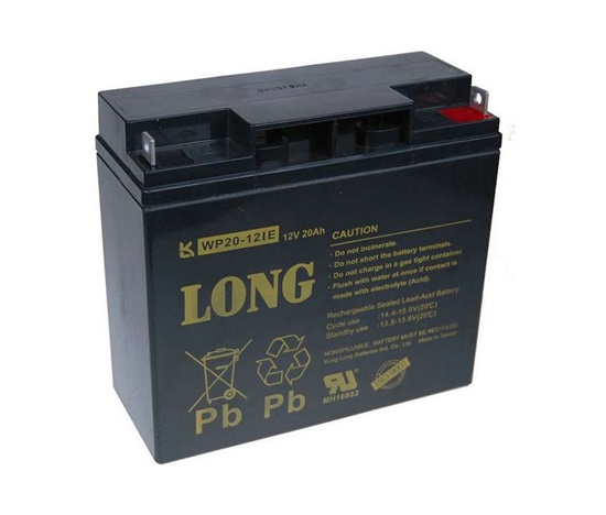 Long 12V 20Ah olovený akumulátor DeepCycle AGM F3