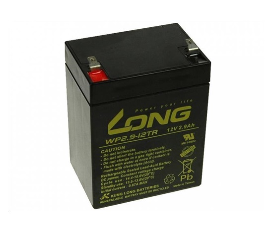 Long 12V 2,9Ah olovený akumulátor F1