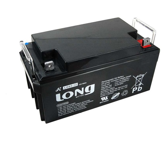 Long 12V 65Ah olovený akumulátor DeepCycle GEL F4