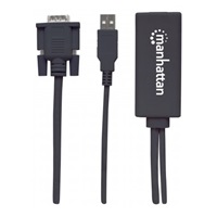 Prevodník MANHATTAN VGA na USB a HDMI