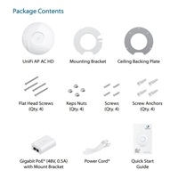 UBNT UniFi AP AC HD [vnútorný/vonkajší AP, 2.4GHz(800Mbps)+5GHz(1733Mbps), 4x4 MU-MIMO, 802.11a/b/g/n/ac/ac-wave2]