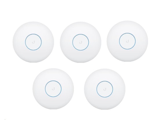 UBNT UniFi AP AC HD, 5-PACK, bez PoE! [2.4GHz(800Mbps)+5GHz(1733Mbps), 4x4 MU-MIMO, 802.11a/b/g/n/ac/ac-wave2]