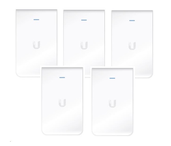 UBNT UniFi AP AC In Wall, 5-PACK [Indoor AP, 2.4GHz(300Mbps)+5GHz(866Mbps), 2x2 MIMO, 802.11a/b/g/n/ac]