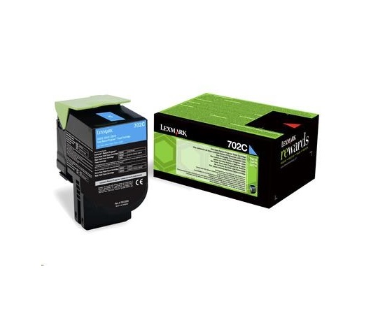 LEXMARK Cyan toner 702M pre CS310/410/510 z programu Lexmark Return (1 000 strán)