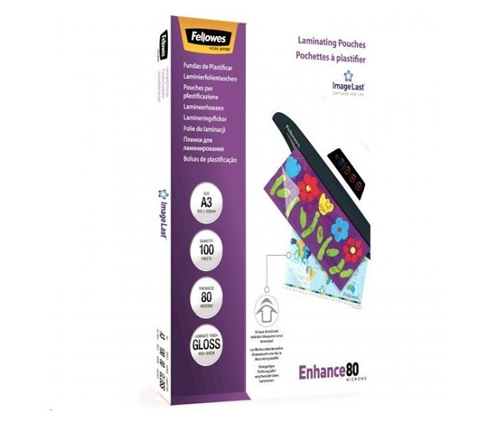 Laminovacia fólia Fellowes A3 80 mic ImageLast, balenie 100 ks