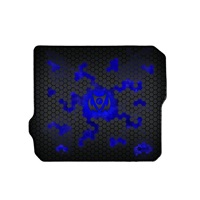 Herná podložka pod myš C-TECH ANTHEA CYBER BLUE, 320x270x4mm, obšité okraje