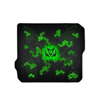 C-TECH herná podložka pod myš ANTHEA CYBER GREEN, 320x270x4mm, obšité okraje
