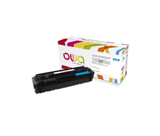 OWA Armor toner pre HP CLJ MFP 277, 2300 strán, CF401X, azúrová