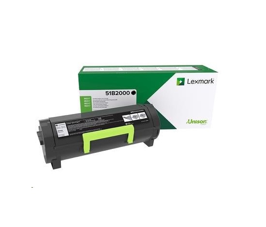 Čierny toner Lexmark pre MS/MX 317,417,517,517,617 z programu Lexmark Return na 2 500 strán