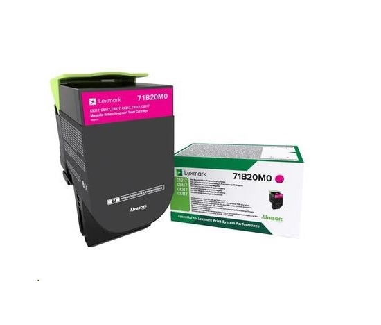 Toner Lexmark pre CS/CX317, 417, 517 Magenta z programu Lexmark Return na 2 300 strán