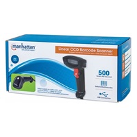 MANHATTAN CCD čítačka čiarových kódov, CCD, IP54, hĺbka skenovania 500 mm, čierna, Enterprise Box