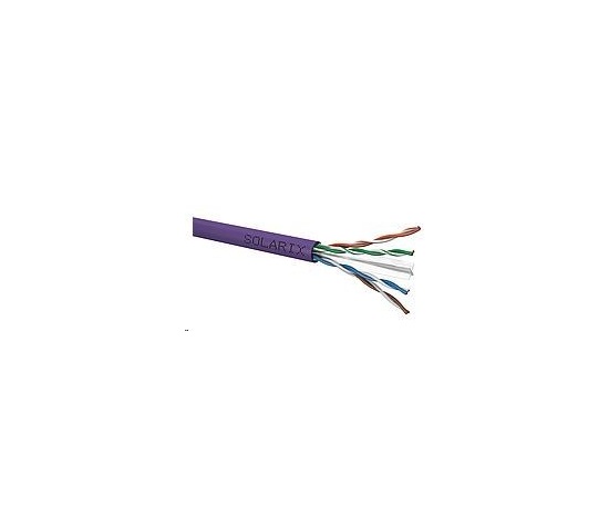 Inštalačný kábel Solarix UTP, Cat6, drôt, LSOH, cievka 500 m SXKD-6-UTP-LSOH