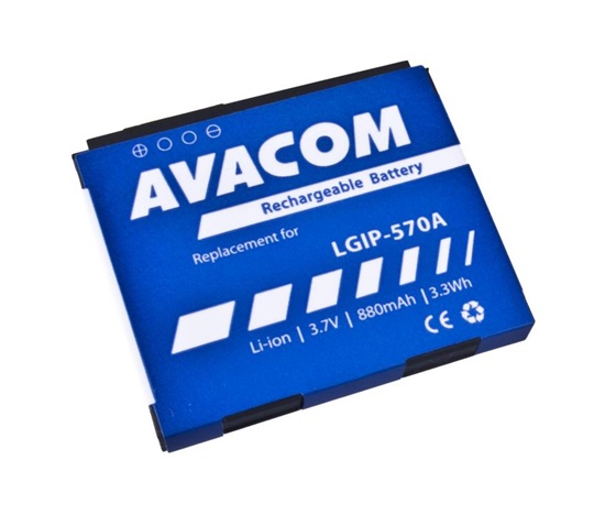 AVACOM batéria do mobilu LG KP500 Li-Ion 3,7V 880mAh (náhrada LGIP-570A)