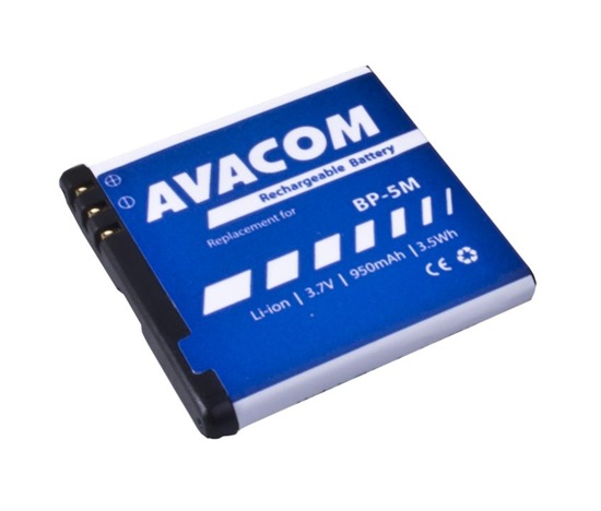 AVACOM batéria do mobilu Nokia N81, 6500 Slide Li-Ion 3,7V 950mAh (náhrada BP-5M)