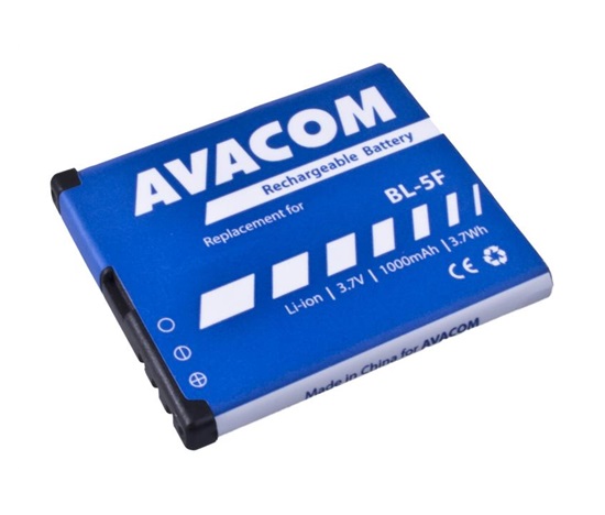 AVACOM batéria do mobilu Nokia N95, E65, Li-Ion 3,6V 1000mAh (náhrada BL-5F)