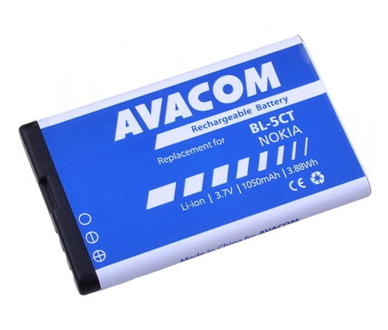 AVACOM batéria do mobilu Nokia 6303, 6730, C5, Li-Ion 3,7V 1050mAh (náhrada BL-5CT)