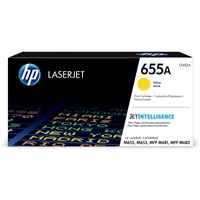 HP 655A Yellow Original LaserJet Toner Cartridge (CF452A) (10,500 pages)