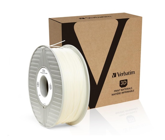 VERBATIM Filament pre 3D tlačiarne PP 1,75mm 500g transparentný