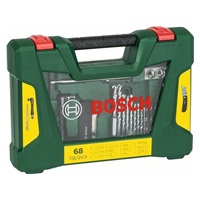 Bosch V-Line - 83dílná sada vrtáků a bitů TiN s LED kapesní svítilnou a stavitelným klíčem