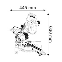 Bosch GCM 800 SJ pokosová pila se zákluzem