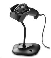 Čítačka Zebra DS2208, 2D čítačka čiarových kódov, KIT, čierna, USB-HID + stojan