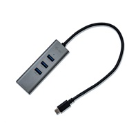iTec USB-C Metal 3-portový HUB s adaptérom Gigabit Ethernet
