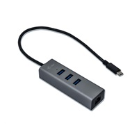 iTec USB-C Metal 3-portový HUB s adaptérom Gigabit Ethernet