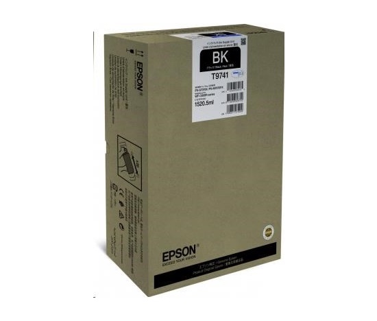Čierny atrament EPSON WorkForce Pro WF-C869R Black XXL Ink Supply Unit 1.520,5 ml