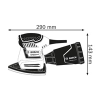 Bosch GSS 160 Multi vibrační bruska, 180 W, 12.000 ot/min, 24.000 kmitů/min