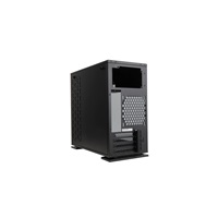 IN WIN Case 301 Mini Tower, bez zdroja, čierna