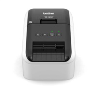 Tlačiareň štítkov BROTHER QL-800 - 62 mm, termálna, USB, Profi. Tlačiareň štítkov / po zakúpení DK-22251 tlač v červenej farbe /