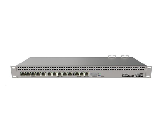 MikroTik RouterBOARD RB1100Dx4 DudeEdition (RB1100AHx4), 1.4 GHz štvorjadrový procesor, 1 GB RAM, 13x LAN, vrátane. Licencia L6