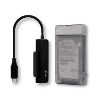 iTec USB 3.0 MySafe Easy, externý rám pevného disku 9,5 mm / 2.5" USB-C 3.1 Gen2, čierna