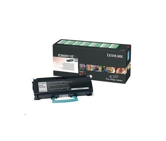 TONER LEXMARK BLACK E360, E460 Vysoká výťažnosť 9000 strán
