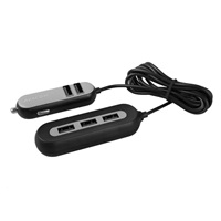 AVACOM CarHUB nabíjačka do auta 5x USB výstup, čierna