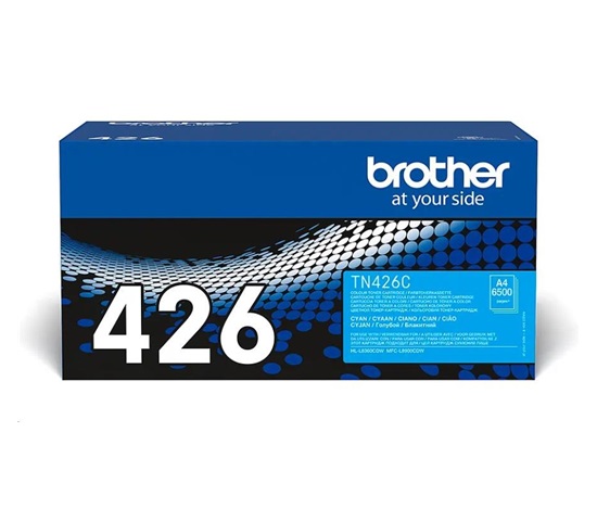 Toner BROTHER TN-426C pre HL-L8360CDW/MFC-L8900CDW, 6.500 strán, azurová farba