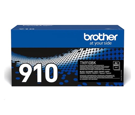 Toner BROTHER TN-910BK pre HLL-9310CDW/MFC-L9570CDW, 9.000 strán, čierna