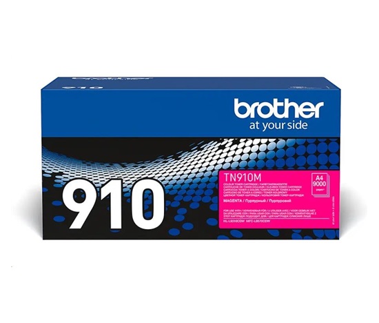 Toner BROTHER TN-910M pre HLL-9310CDW/MFC-L9570CDW, 9.000 strán, purpurová