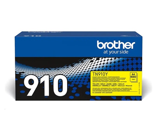 Toner BROTHER TN-910Y pre HLL-9310CDW/MFC-L9570CDW, 9.000 strán, žltá