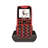EVOLVEO EasyPhone, mobilný telefón pre seniorov s nabíjacím stojanom (červený)