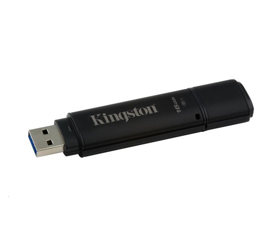 Kingston 16GB DataTraveler 4000 G2DM (USB 3.0, 256-bitové šifrovanie AES)