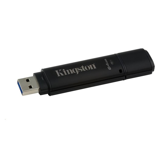Kingston 64GB DataTraveler 4000 G2DM (USB 3.0, 256-bitové šifrovanie AES)