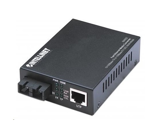 Intellinet Ethernet konvertor, 100Base-TX (RJ45) na 100Base-FX (SC) multimode, 2 km