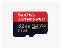 SanDisk Micro SDXC karta 32GB Extreme PRO (100MB/s, Class 10 UHS-I V30) + adaptér