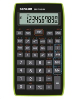Sencor kalkulačka SEC 105 GN - školní, 10místná, 56 vědeckých funkcí