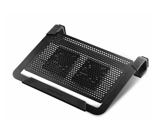 Chladiaci stojan Cooler Master NotePal U2 PLUS pre notebook 12-17", 2x8cm, čierny