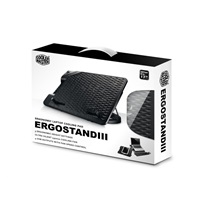 Cooler Master NotePal ErgoStand III pre notebook do 17", 23 cm, čierny