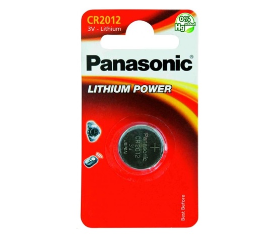PANASONIC Lithiová baterie (knoflíková) CR-2012EL/1B  3V (Blistr 1ks)