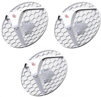 MikroTik LHG 5 (RBLHG-5nD-3), 3-PACK, 600MHz CPU, 64MB RAM, 1x LAN, 5GHz Wi-Fi, 25dBm, ant. 2x24dBi, 802.11a/n, vrátane. L3