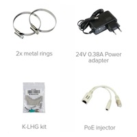 MikroTik LHG 5 (RBLHG-5nD-3), 3-PACK, 600MHz CPU, 64MB RAM, 1x LAN, 5GHz Wi-Fi, 25dBm, ant. 2x24dBi, 802.11a/n, vrátane. L3